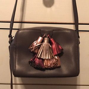 Rebecca Minkoff Leather Crossbody Bag w/ Tassels